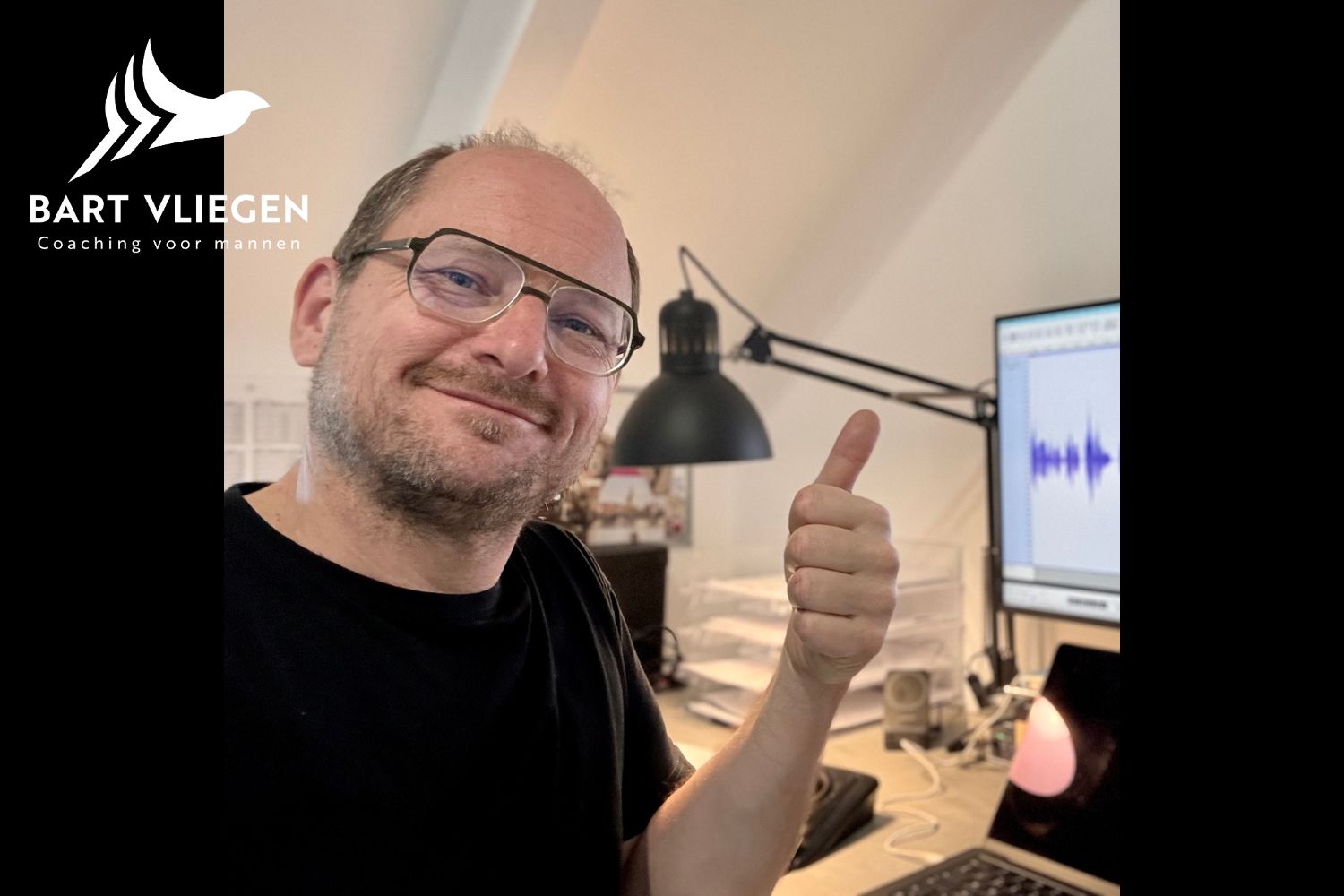 podcast je hoeft het niet alleen te doen Bart Vliegen mannencoach maakt podcast